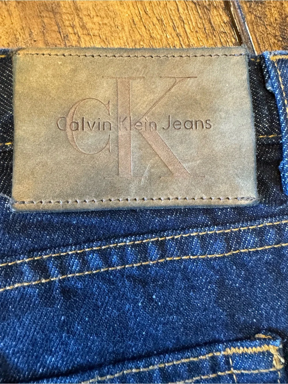 Calvin Klein Jeans Indigo Straight-Leg Denim